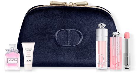 Coffret maquillage Dior Addict : 1 baume à lèvres et 2 gloss 